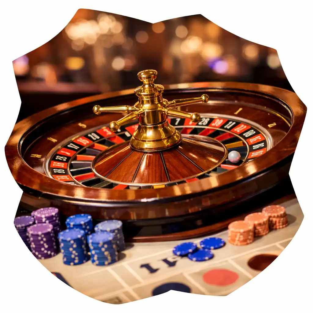 Roulette européenne dans l'espace casino